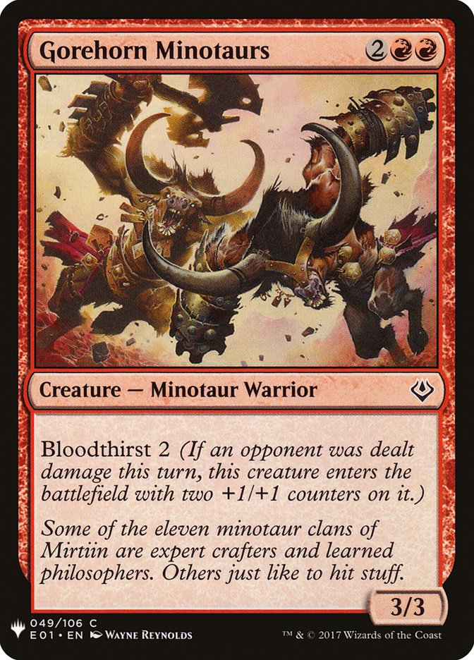 Gorehorn Minotaurs [Mystery Booster] | Mindsight Gaming