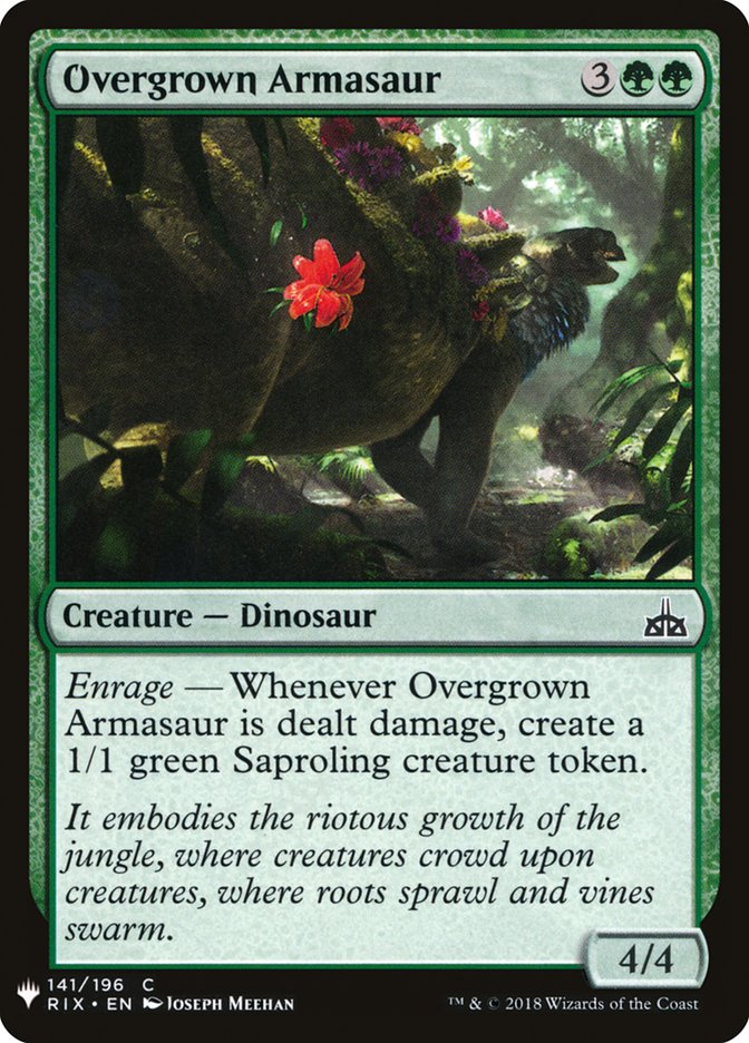 Overgrown Armasaur [Mystery Booster] | Mindsight Gaming