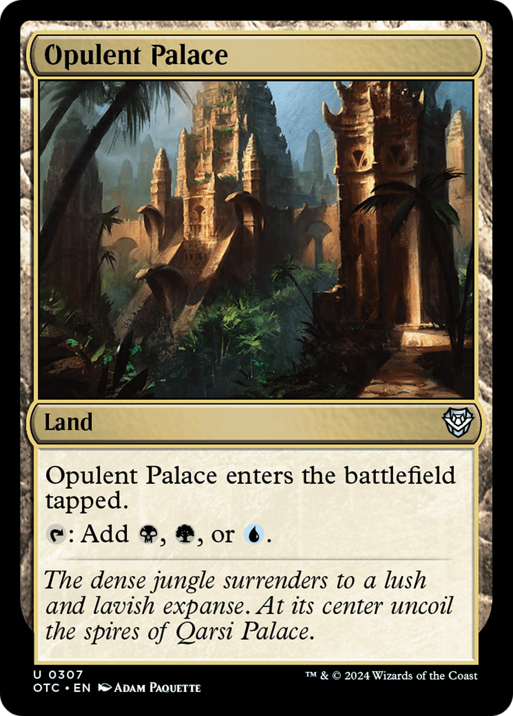 Opulent Palace [Outlaws of Thunder Junction Commander] | Mindsight Gaming