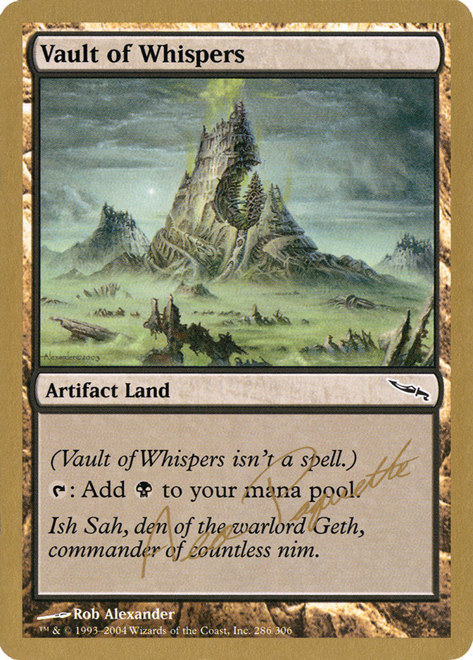 Vault of Whispers (Aeo Paquette) [World Championship Decks 2004] | Mindsight Gaming
