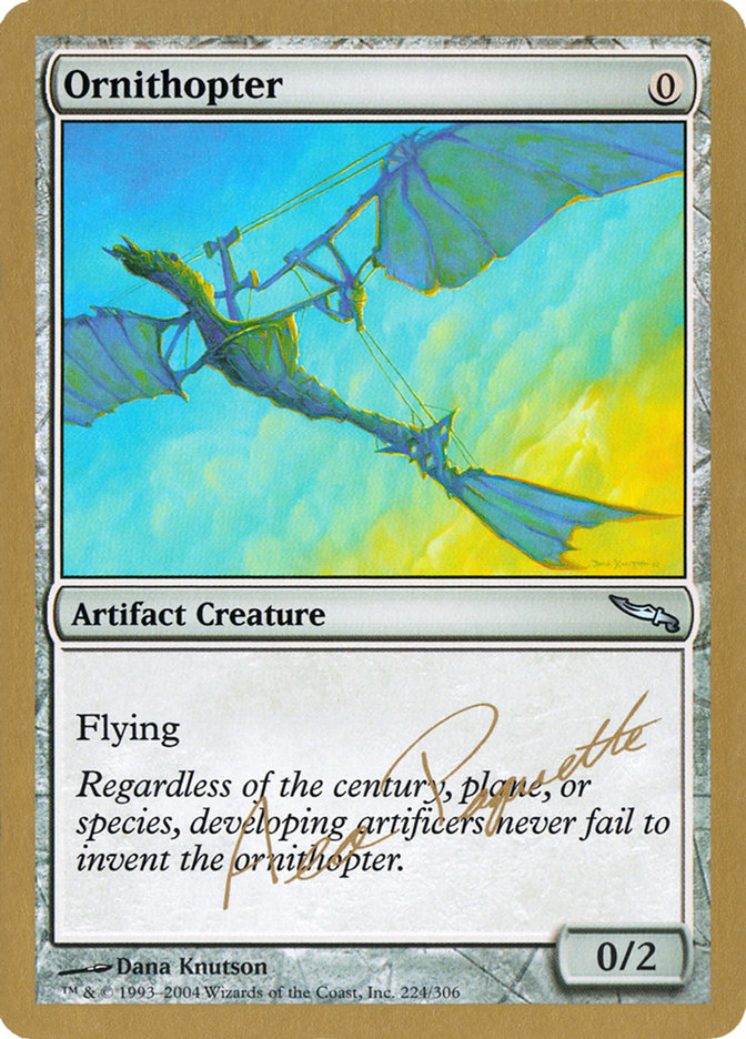 Ornithopter (Aeo Paquette) [World Championship Decks 2004] | Mindsight Gaming