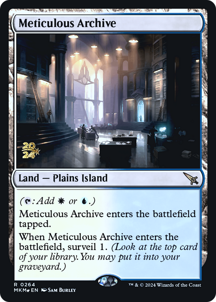 Meticulous Archive [Murders at Karlov Manor Prerelease Promos] | Mindsight Gaming