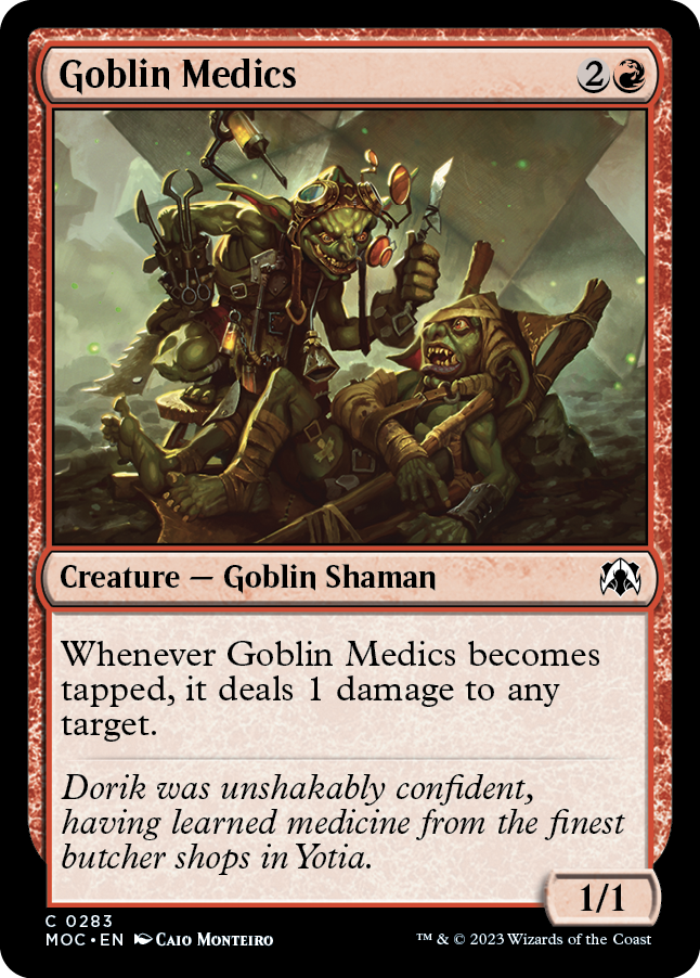 Goblin Medics [March of the Machine Commander] | Mindsight Gaming