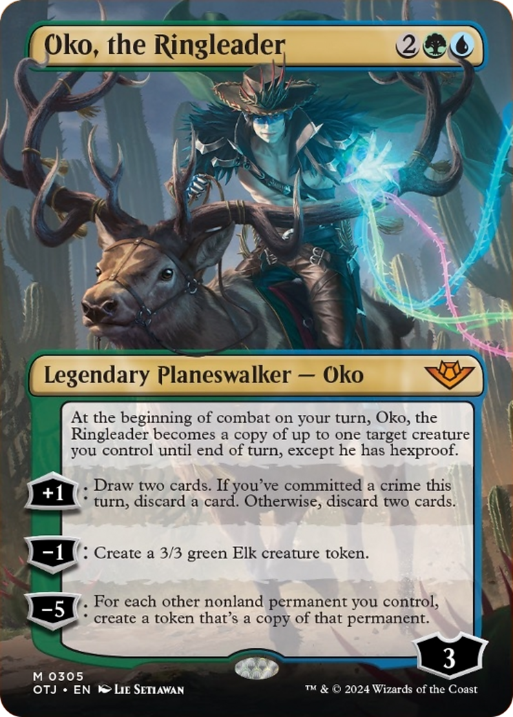 Oko, the Ringleader (Borderless) [Outlaws of Thunder Junction] | Mindsight Gaming