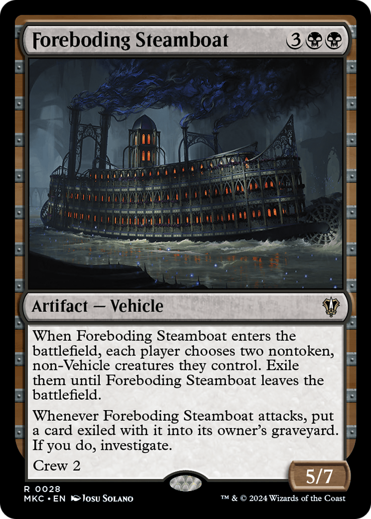 Foreboding Steamboat [Murders at Karlov Manor Commander] | Mindsight Gaming