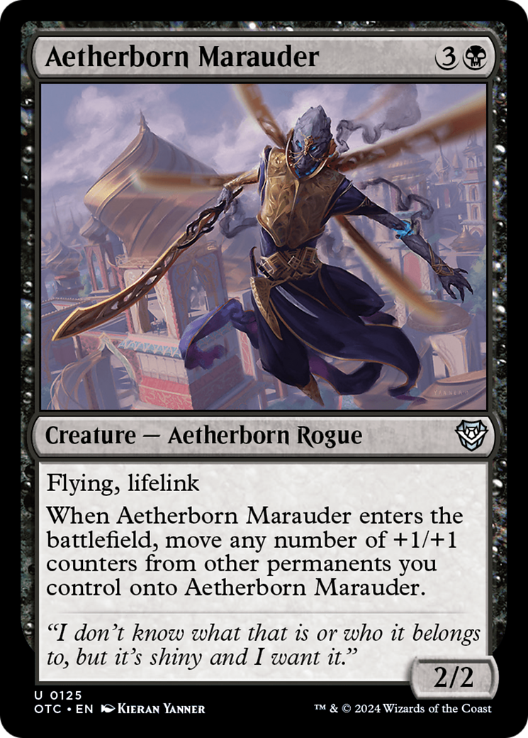 Aetherborn Marauder [Outlaws of Thunder Junction Commander] | Mindsight Gaming
