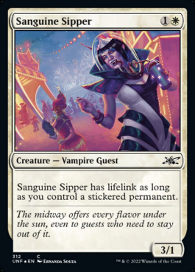 Sanguine Sipper (Galaxy Foil) [Unfinity] | Mindsight Gaming