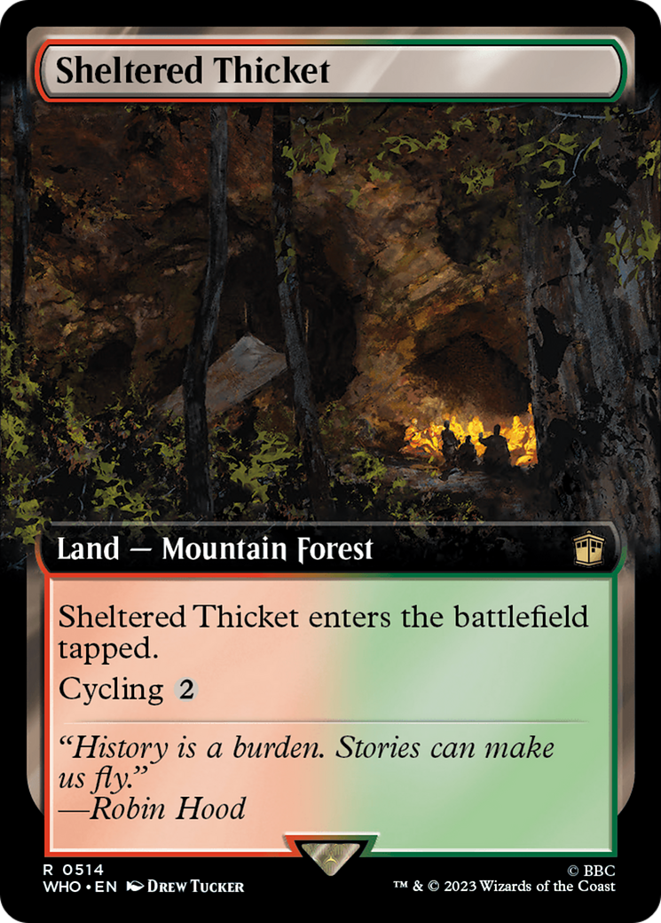 Sheltered Thicket (Extended Art) [Doctor Who] | Mindsight Gaming
