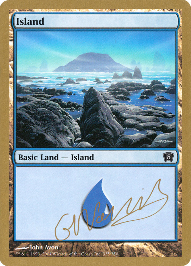 Island (gn335) (Gabriel Nassif) [World Championship Decks 2004] | Mindsight Gaming