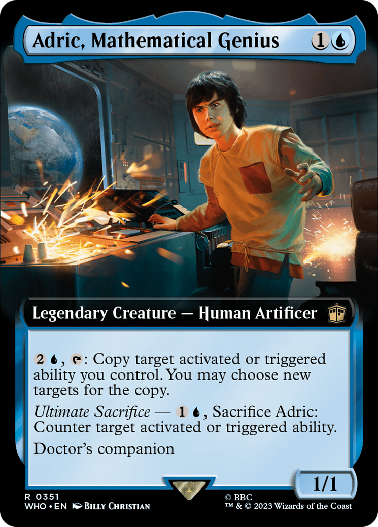 Adric, Mathematical Genius (Extended Art) [Doctor Who] | Mindsight Gaming