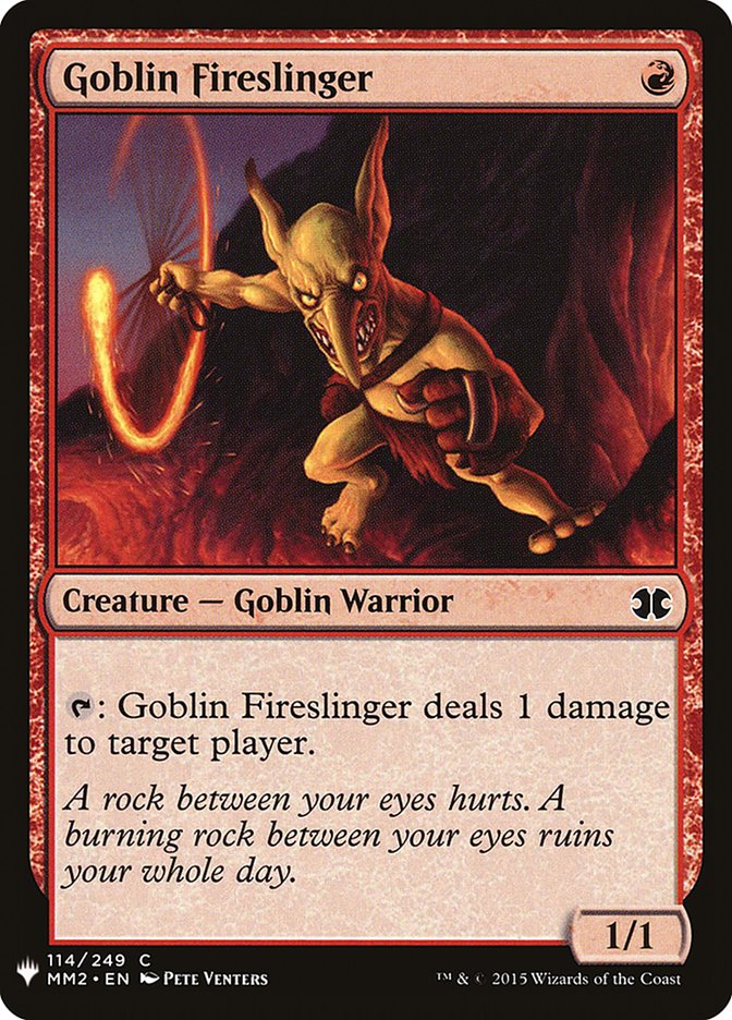 Goblin Fireslinger [Mystery Booster] | Mindsight Gaming
