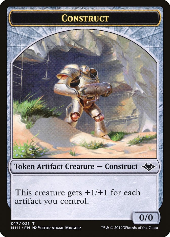 Soldier (004) // Construct (017) Double-Sided Token [Modern Horizons Tokens] | Mindsight Gaming