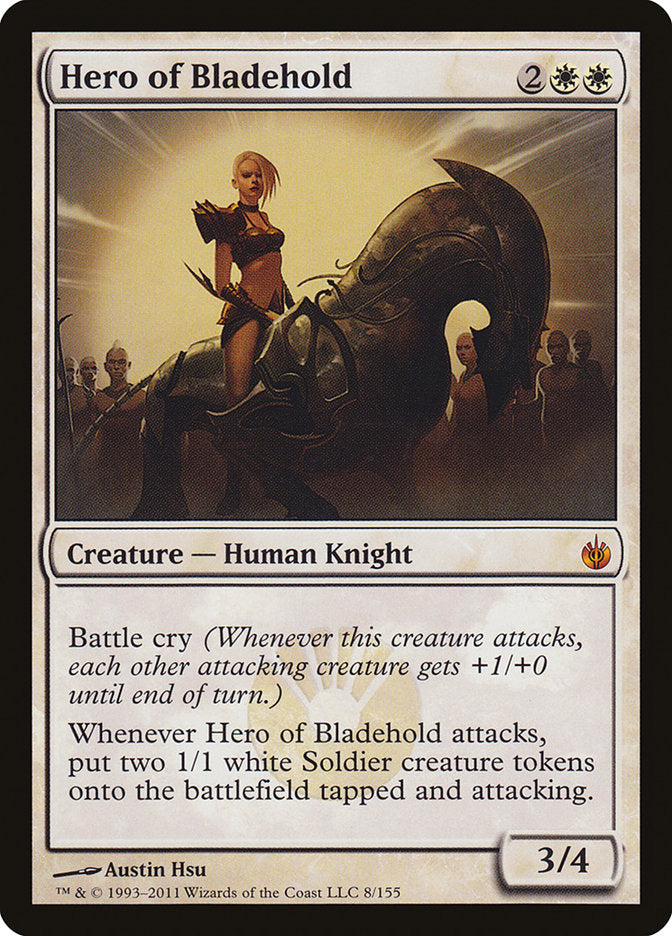 Hero of Bladehold (Oversized) [Oversize Cards] | Mindsight Gaming
