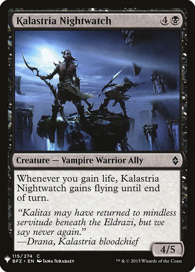 Kalastria Nightwatch [Mystery Booster] | Mindsight Gaming