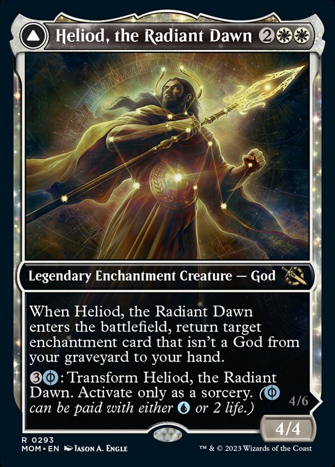 Heliod, the Radiant Dawn // Heliod, the Warped Eclipse (Showcase Planar Booster Fun) [March of the Machine] | Mindsight Gaming