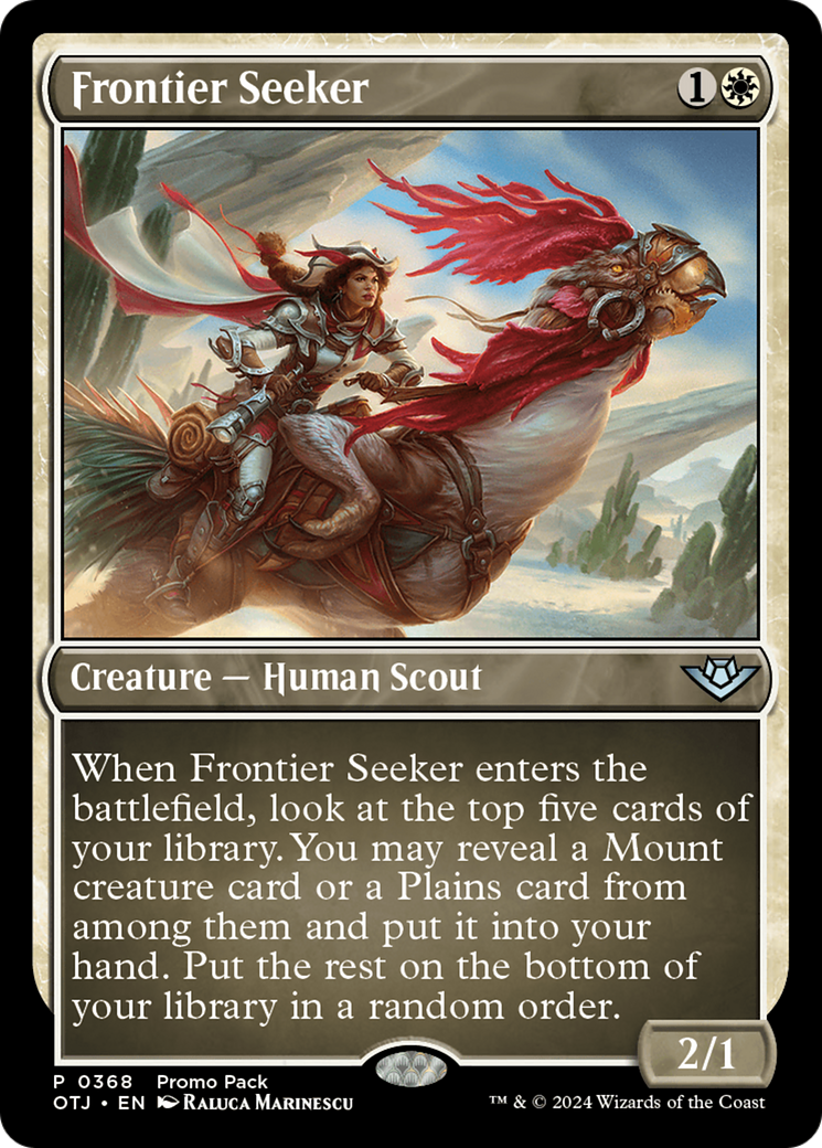 Frontier Seeker (Promo Pack) [Outlaws of Thunder Junction Promos] | Mindsight Gaming