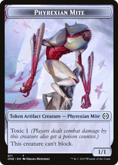 Phyrexian Mite (011) // The Hollow Sentinel Double-Sided Token [Phyrexia: All Will Be One Tokens] | Mindsight Gaming