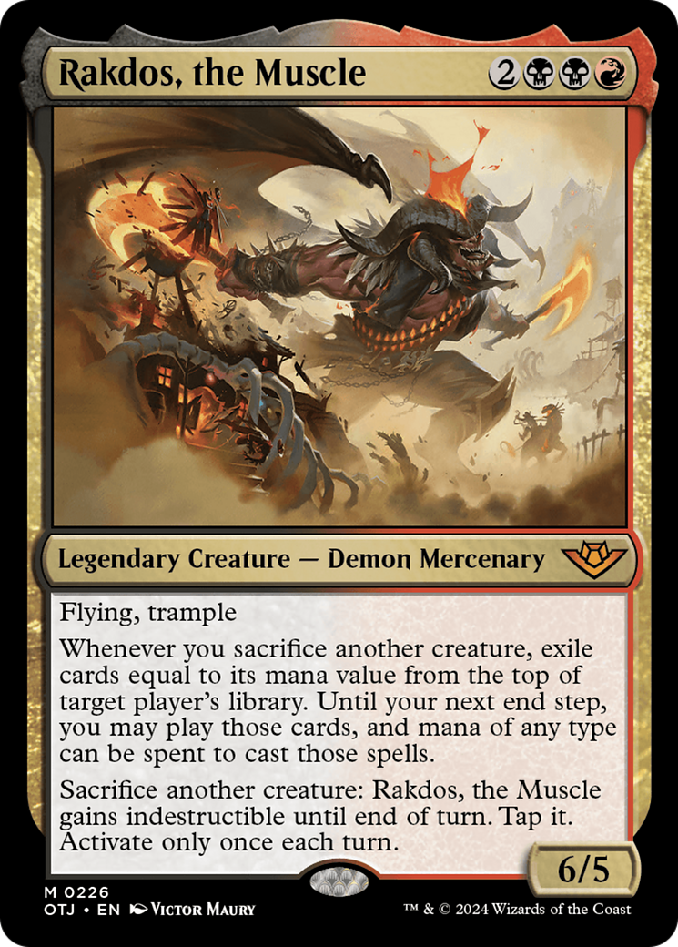 Rakdos, the Muscle [Outlaws of Thunder Junction] | Mindsight Gaming