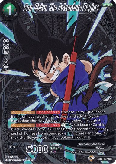 Son Goku, the Adventure Begins (Collector's Selection Vol. 1) (BT6-107) [Promotion Cards] | Mindsight Gaming