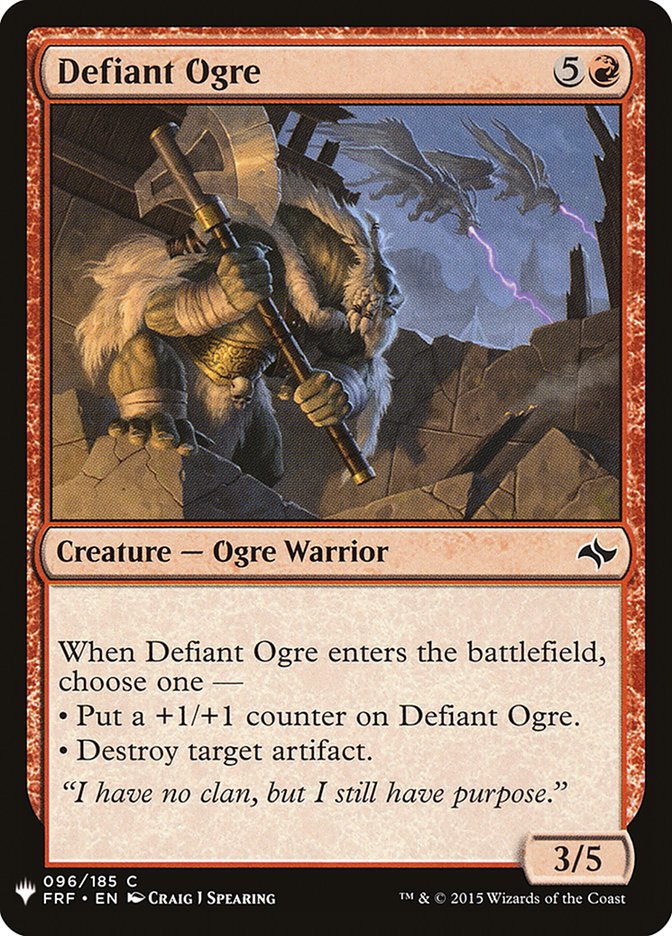 Defiant Ogre [Mystery Booster] | Mindsight Gaming