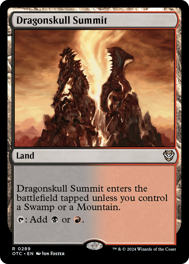 Dragonskull Summit [Outlaws of Thunder Junction Commander] | Mindsight Gaming