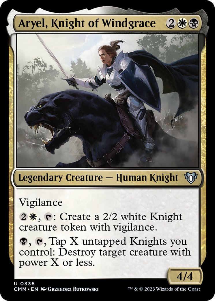 Aryel, Knight of Windgrace [Commander Masters] | Mindsight Gaming