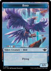 Treasure // Bird Double-Sided Token [Outlaws of Thunder Junction Tokens] | Mindsight Gaming