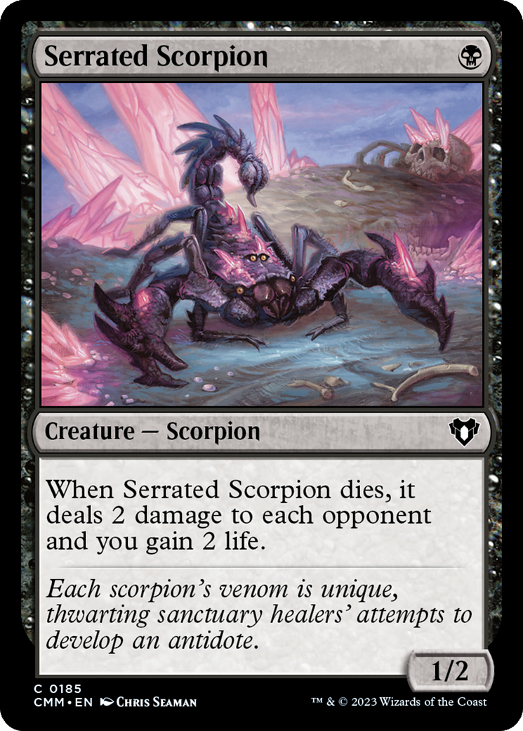 Serrated Scorpion [Commander Masters] | Mindsight Gaming