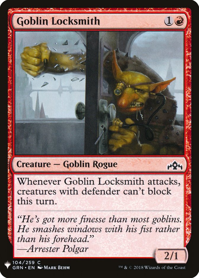 Goblin Locksmith [Mystery Booster] | Mindsight Gaming