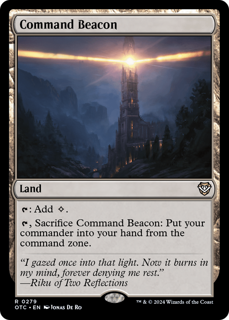 Command Beacon [Outlaws of Thunder Junction Commander] | Mindsight Gaming