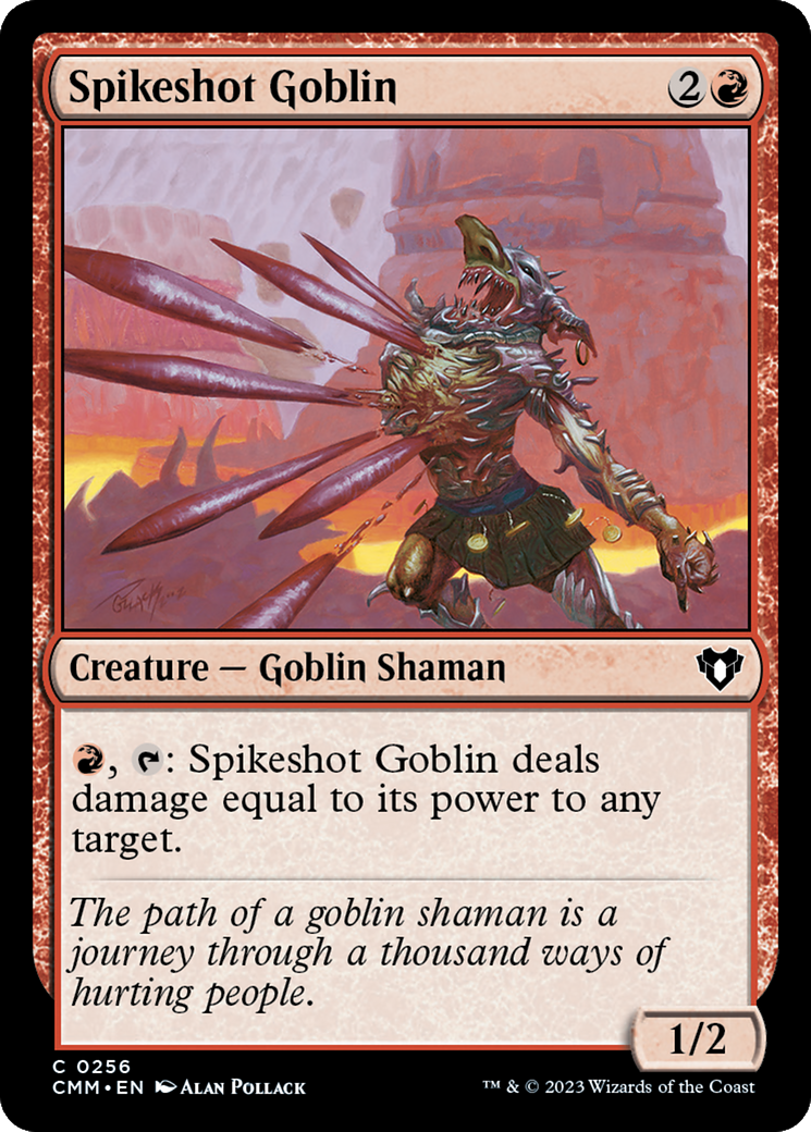 Spikeshot Goblin [Commander Masters] | Mindsight Gaming