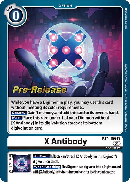 X Antibody [BT9-109] [X Record Pre-Release Promos] | Mindsight Gaming