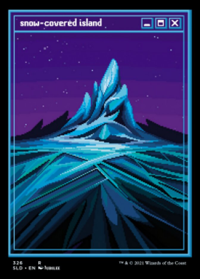 Snow-Covered Island (Foil Etched) [Secret Lair Drop Series] | Mindsight Gaming