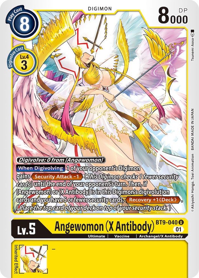 Angewomon (X Antibody) [BT9-040] [X Record] | Mindsight Gaming