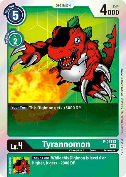 Tyrannomon [P-057] (Official Tournament Pack Vol.4) [Promotional Cards] | Mindsight Gaming