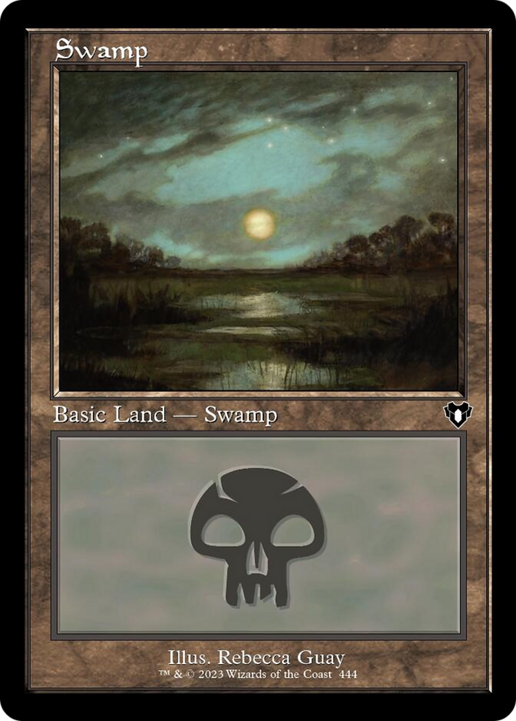 Swamp (444) (Retro) [Commander Masters] | Mindsight Gaming