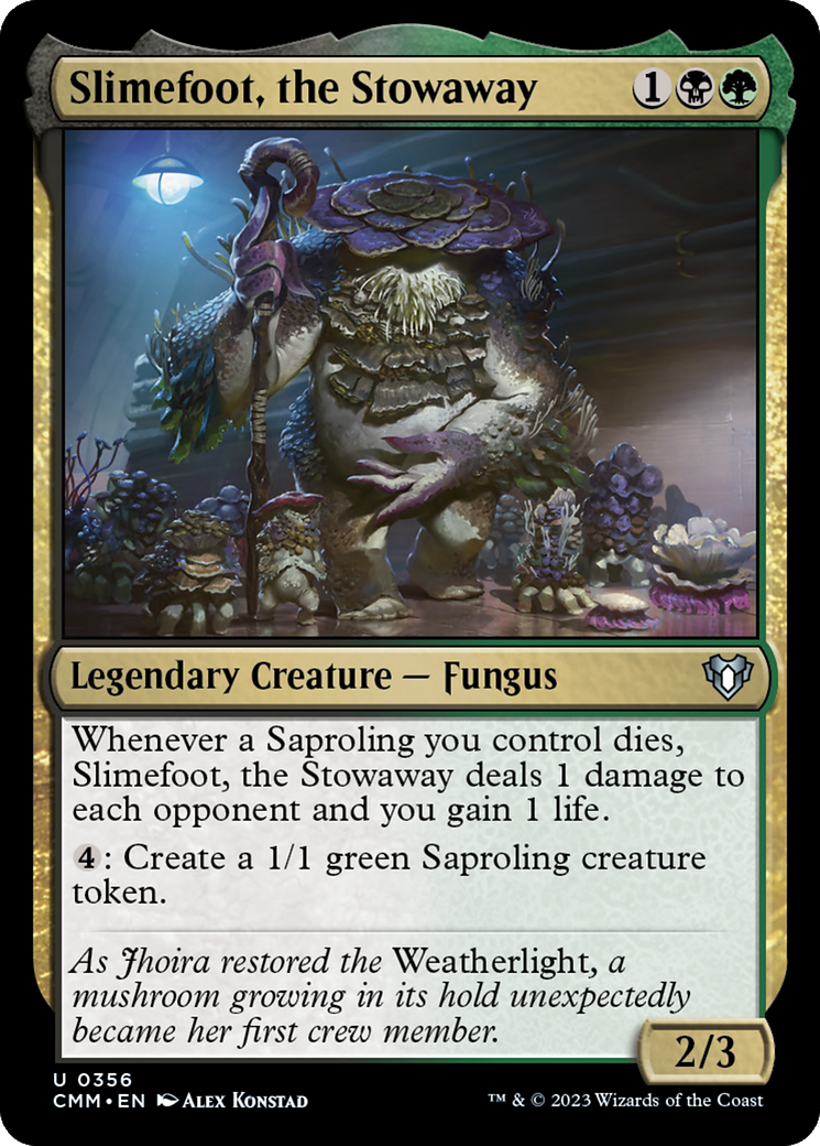 Slimefoot, the Stowaway [Commander Masters] | Mindsight Gaming