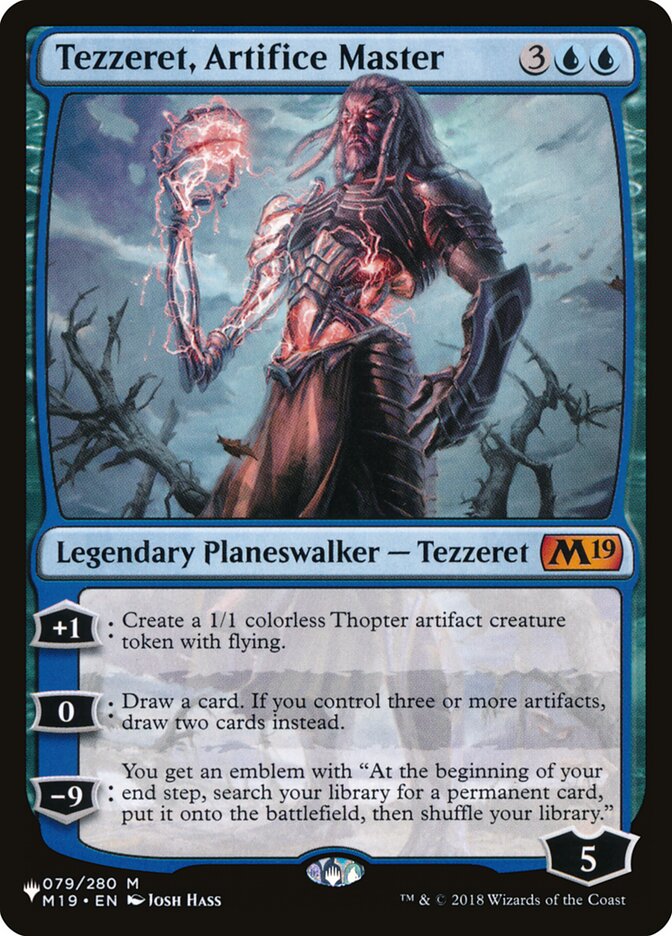 Tezzeret, Artifice Master [The List] | Mindsight Gaming