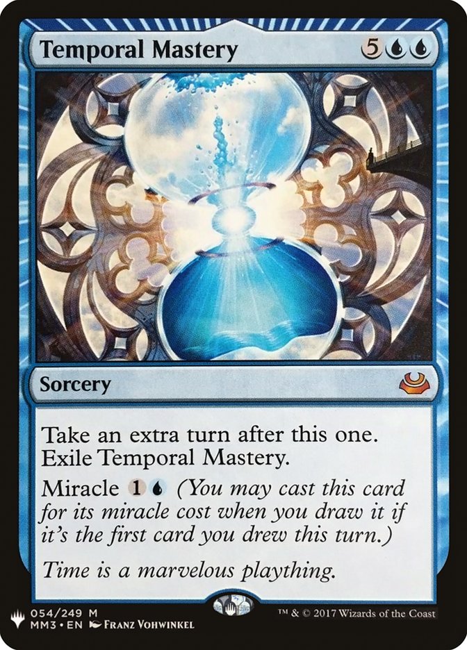 Temporal Mastery [Mystery Booster] | Mindsight Gaming