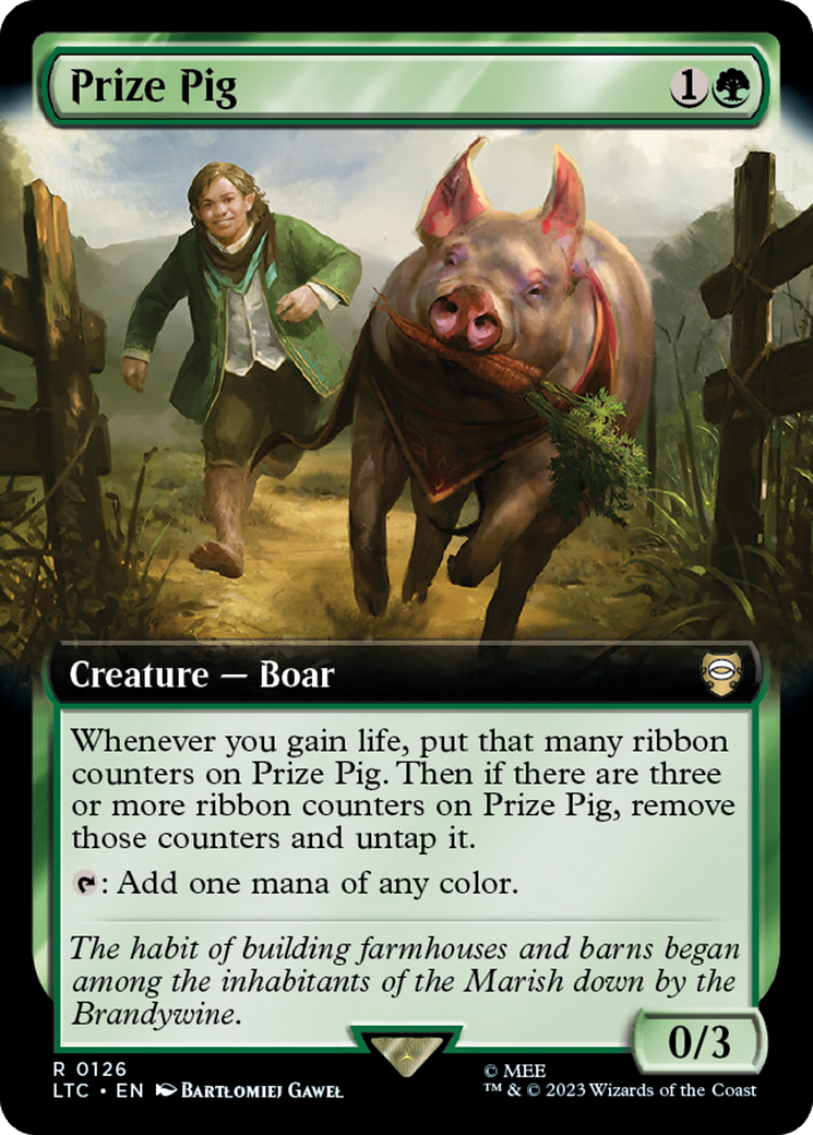 Prize Pig (Extended Art) [The Lord of the Rings: Tales of Middle-Earth Commander] | Mindsight Gaming