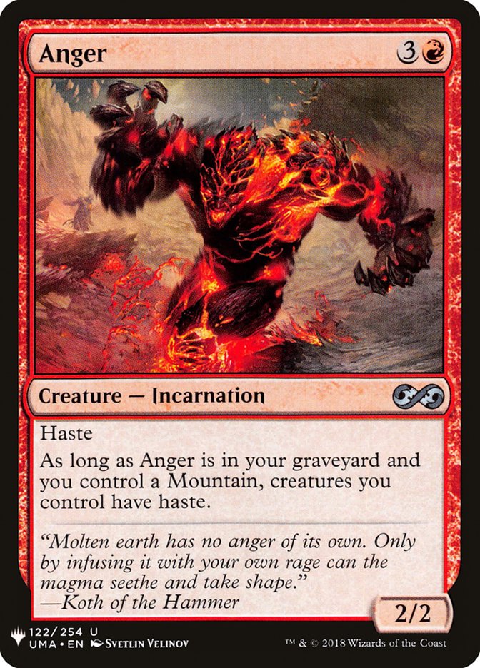 Anger [Mystery Booster] | Mindsight Gaming