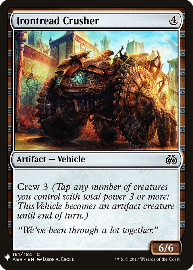 Irontread Crusher [Mystery Booster] | Mindsight Gaming