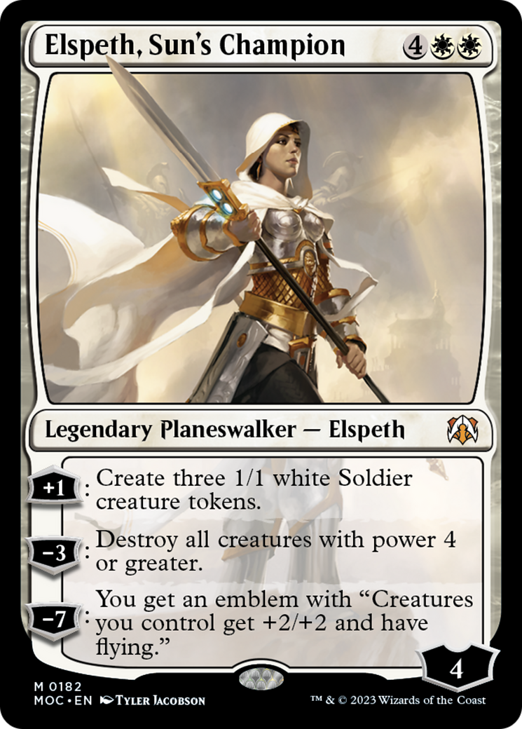 Elspeth, Sun's Champion [March of the Machine Commander] | Mindsight Gaming