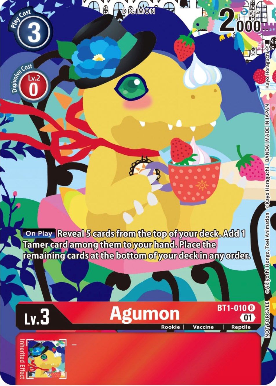 Agumon [BT1-010] (Tamer's Card Set 2 Floral Fun) [Release Special Booster Promos] | Mindsight Gaming