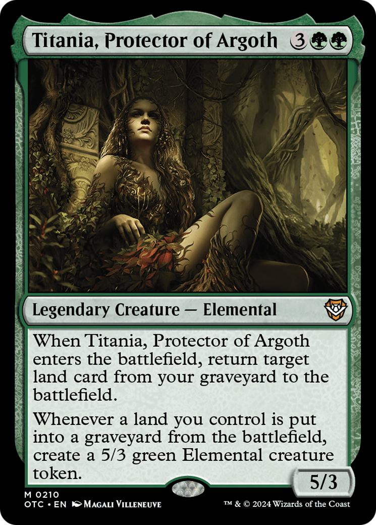 Titania, Protector of Argoth [Outlaws of Thunder Junction Commander] | Mindsight Gaming
