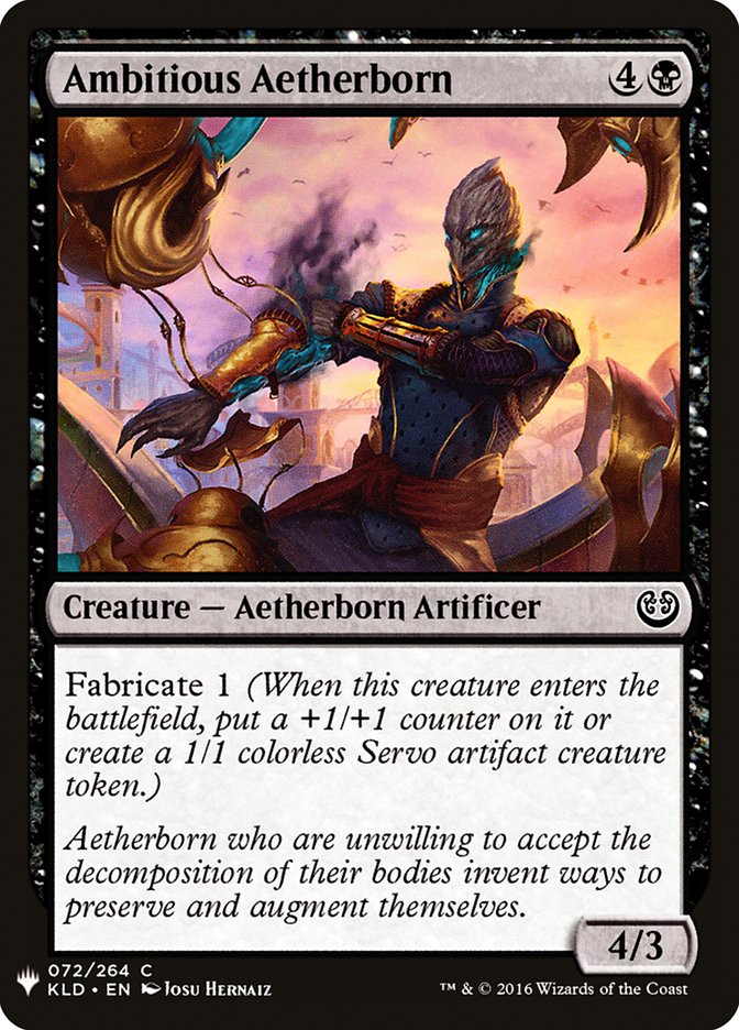 Ambitious Aetherborn [Mystery Booster] | Mindsight Gaming