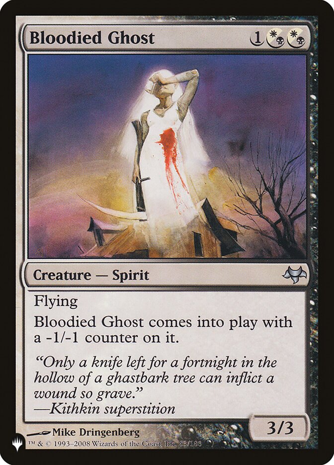 Bloodied Ghost [The List] | Mindsight Gaming