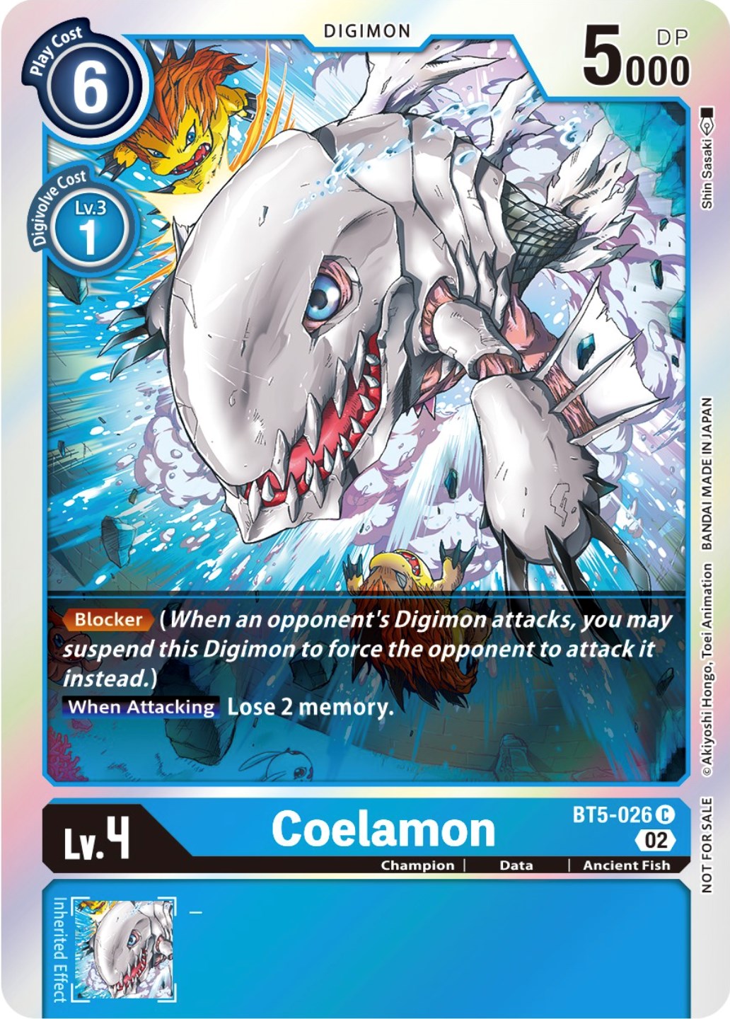 Coelamon [BT5-026] (Official Tournament Pack Vol. 7) [Battle of Omni Promos] | Mindsight Gaming