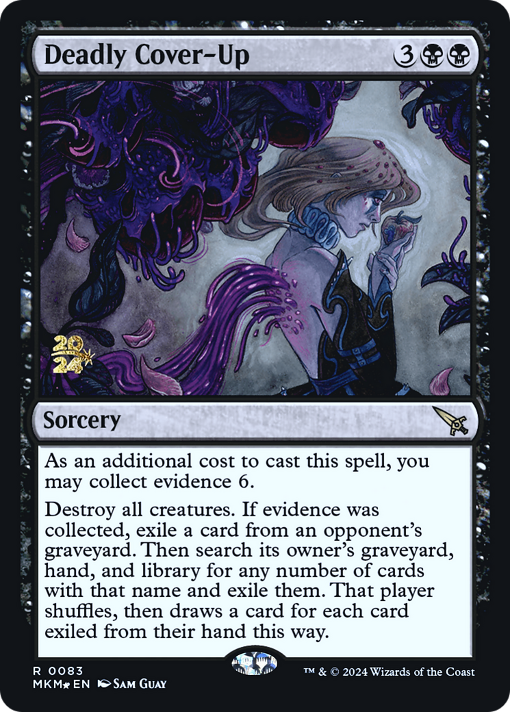 Deadly Cover-Up [Murders at Karlov Manor Prerelease Promos] | Mindsight Gaming