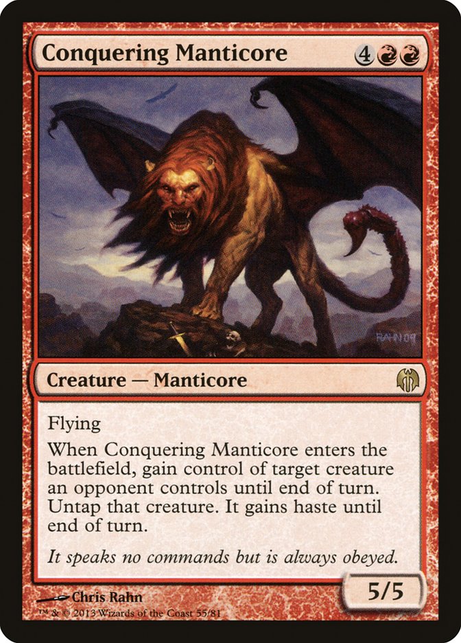 Conquering Manticore [Duel Decks: Heroes vs. Monsters] | Mindsight Gaming